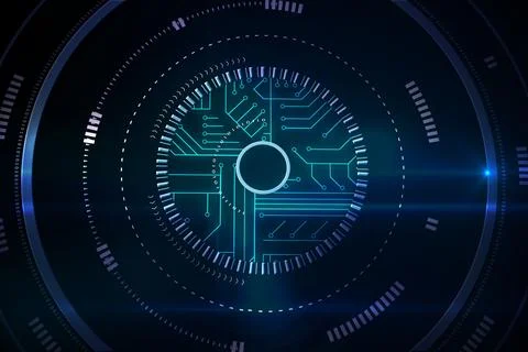 Futuristic technological background Stock Photos