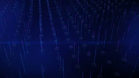 Futuristic technological background.3D Sci Fi elements.Global connection Stock Footage 167899452