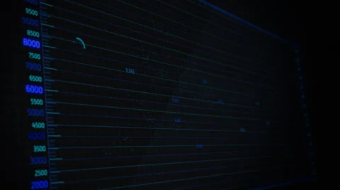 Futuristic Technological Interface Background Stock Footage 44788403