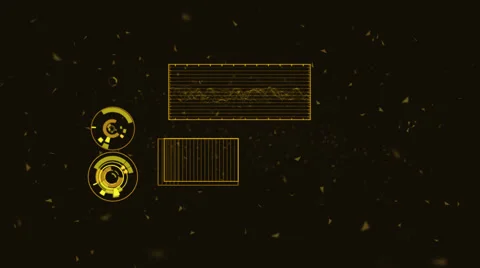 Futuristic Technological Interface Background Stock Footage 44788668