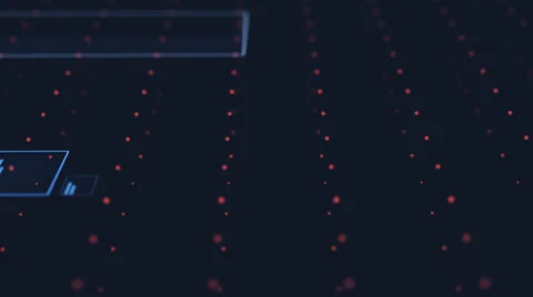 Futuristic Technological Interface Background Stock Footage 45153580