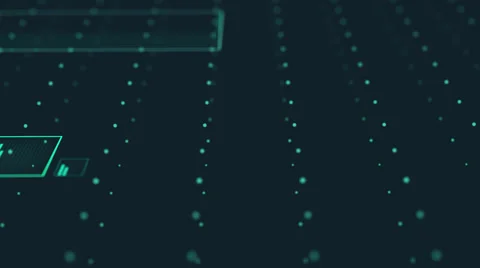 Futuristic Technological Interface Background 動画素材 45153582