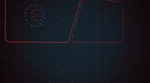 Futuristic Technological Interface Background Stock Footage 45154038