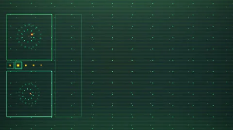 Futuristic Technological Interface Background Stock Footage 45154204