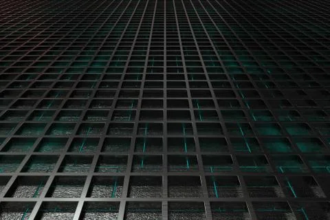 Futuristic technological or industrial background made from brushed metal g.. Ilustración de archivo