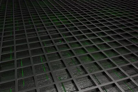 Futuristic technological or industrial background made from brushed metal g.. Ilustración de archivo