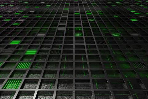 Futuristic technological or industrial background made from brushed metal g.. Ilustración de archivo