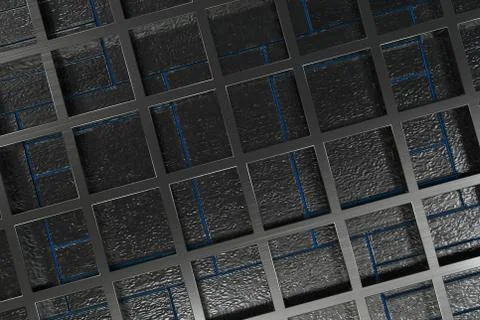 Futuristic technological or industrial background made from brushed metal g.. Ilustración de archivo
