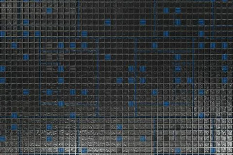 Futuristic technological or industrial background made from brushed metal g.. Ilustración de archivo
