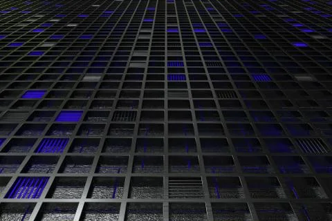 Futuristic technological or industrial background made from brushed metal g.. Ilustración de archivo