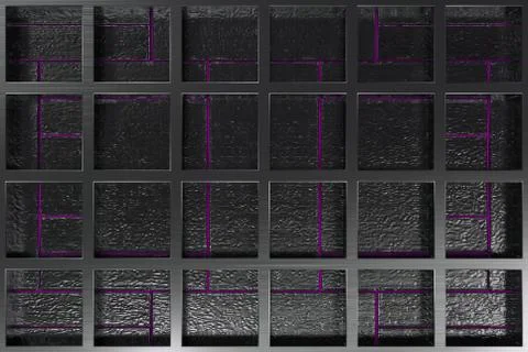 Futuristic technological or industrial background made from brushed metal g.. Ilustración de archivo
