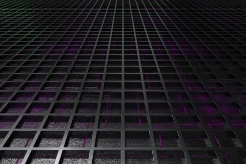 Futuristic technological or industrial background made from brushed metal g.. Ilustración de archivo