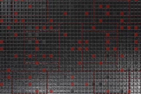 Futuristic technological or industrial background made from brushed metal g.. Ilustración de archivo