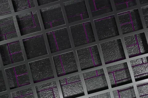 Futuristic technological or industrial background made from brushed metal g.. Stock Illustration