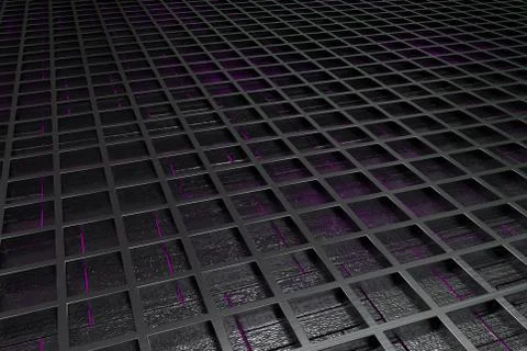 Futuristic technological or industrial background made from brushed metal g.. Ilustración de archivo