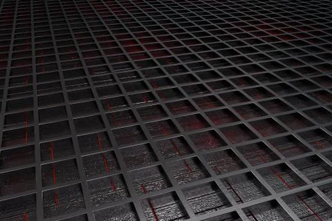 Futuristic technological or industrial background made from brushed metal g.. Ilustración de archivo