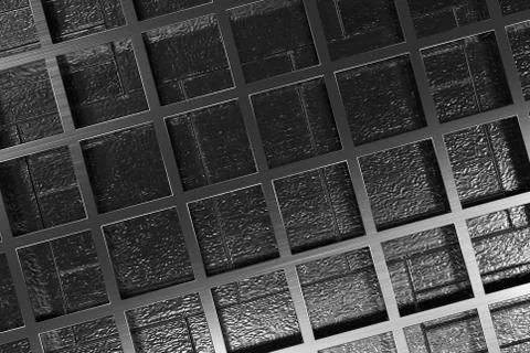 Futuristic technological or industrial background made from brushed metal g.. Ilustración de archivo