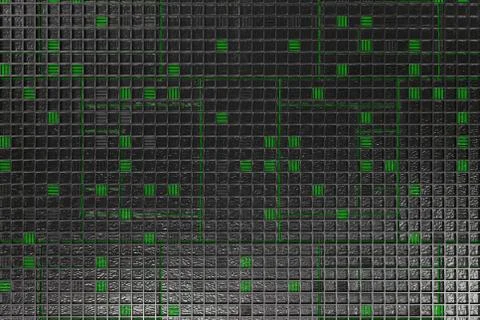 Futuristic technological or industrial background made from brushed metal g.. Ilustración de archivo