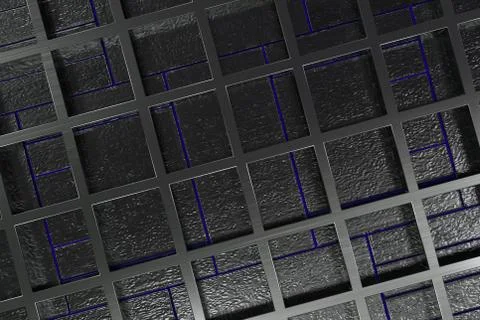 Futuristic technological or industrial background made from brushed metal g.. Ilustración de archivo