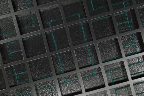 Futuristic technological or industrial background made from brushed metal g.. Ilustración de archivo