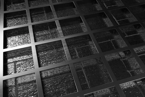 Futuristic technological or industrial background made from brushed metal g.. Ilustración de archivo