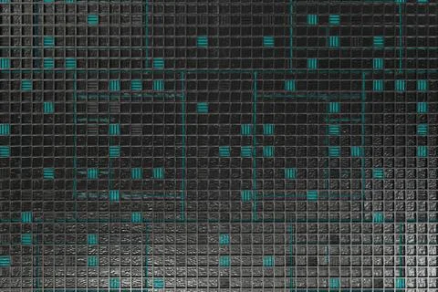 Futuristic technological or industrial background made from brushed metal g.. Stock Illustration