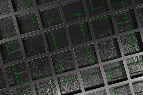 Futuristic technological or industrial background made from brushed metal g.. Ilustración de archivo