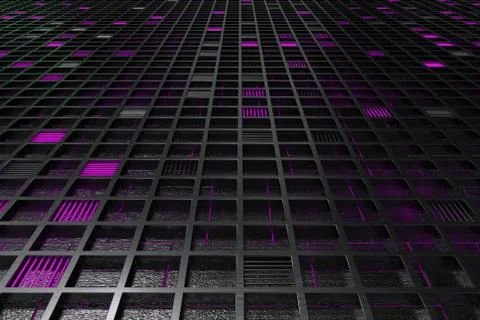 Futuristic technological or industrial background made from brushed metal g.. Ilustración de archivo