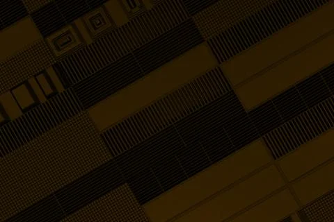 Futuristic technological or industrial background made from metal grates an.. Ilustración de archivo