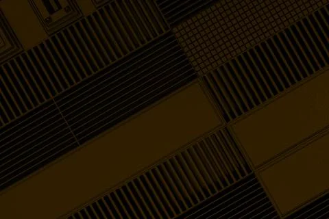 Futuristic technological or industrial background made from metal grates an.. Ilustración de archivo
