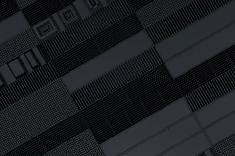 Futuristic technological or industrial background made from metal grates an.. Ilustración de archivo