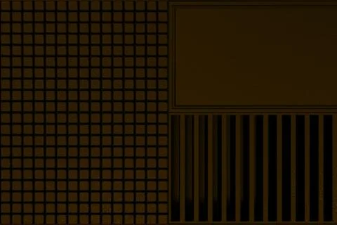Futuristic technological or industrial background made from metal grates an.. Ilustración de archivo
