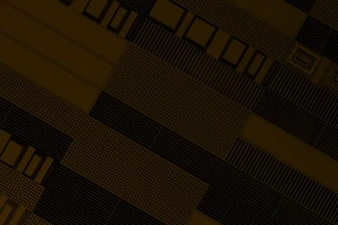 Futuristic technological or industrial background made from metal grates an.. Ilustración de archivo