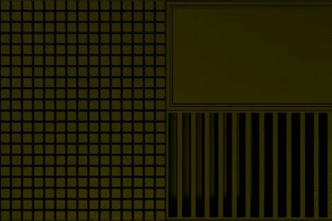 Futuristic technological or industrial background made from metal grates an.. Ilustración de archivo