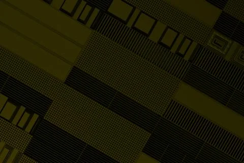 Futuristic technological or industrial background made from metal grates an.. Ilustración de archivo