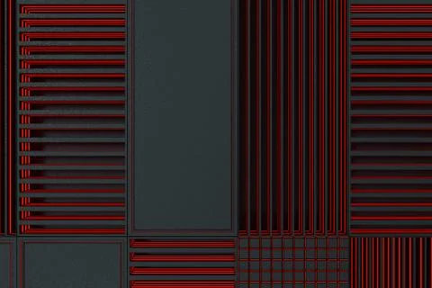 Futuristic technological or industrial background made from metal grates wi.. Ilustración de archivo