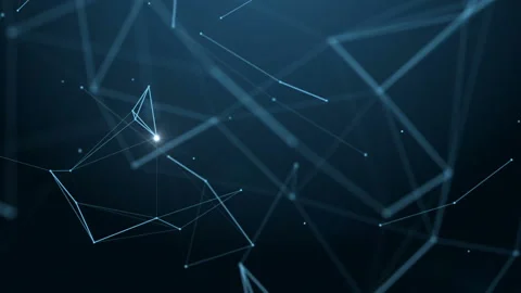 Futuristic technology abstract background. Beautiful plexus . Stock Footage 87677534