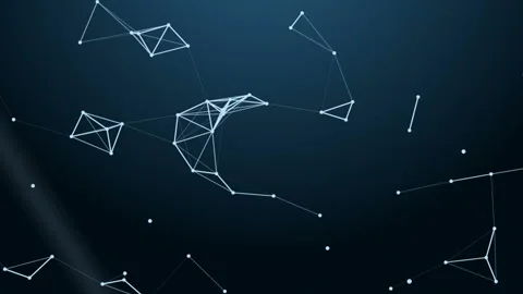 Futuristic technology abstract background. Beautiful plexus . Stock-Footage 87677594