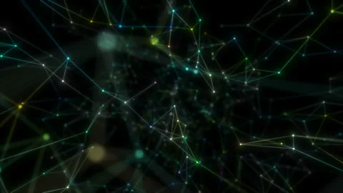 Futuristic technology abstract background. Beautiful plexus . The effect of Video stock 112272894