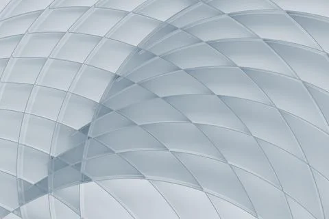 Futuristic technology abstract background, dynamic pattern - thin light curve Stock Illustration