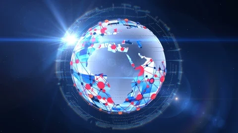 Futuristic Technology Abstract Background Stock Footage 99724444