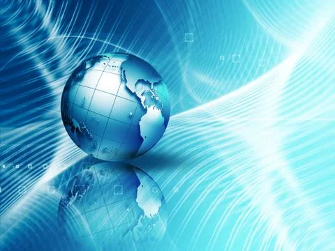 Futuristic technology abstract background Stock Illustration