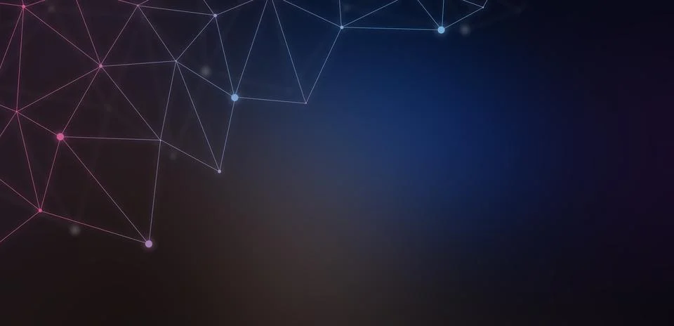 Futuristic technology abstract background with lines for network, big data, data Stock Illustration
