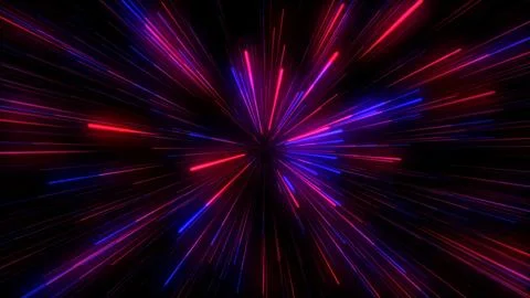 Futuristic technology abstract background with lines for network, big data, d Illustrazione stock