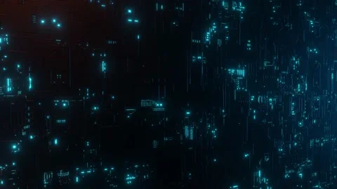 Futuristic technology abstract background. Motion graphic 3D render animation. Stock Footage 133560964