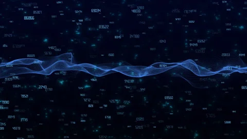 Futuristic Technology and Finance Abstract, Digital Business Network Stock Footage 339846032
