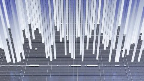 Futuristic technology background. 3d illustration, 3d rendering. Stock Illustration
