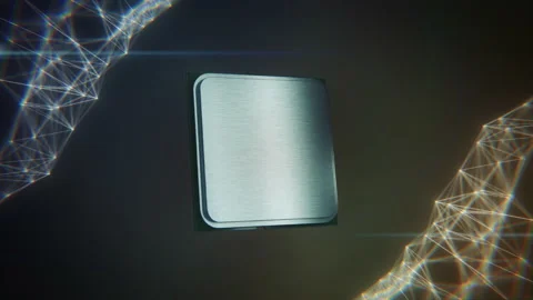 Futuristic Technology Background CPU concept Stock Footage 230862985