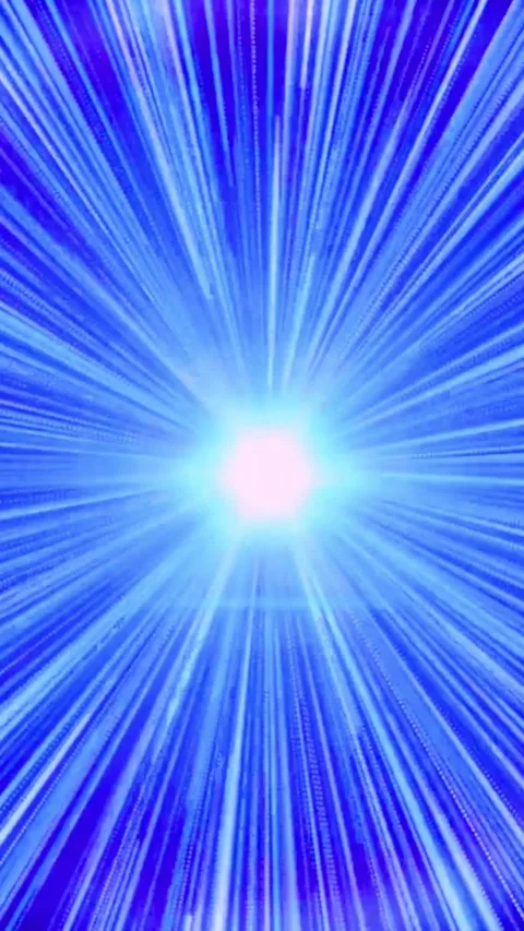 Futuristic technology background with dynamic blue light rays for digital design Video stock 347485004