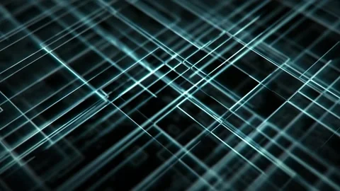 Futuristic technology background with glowing digital lines and signals Stock Footage 296621124